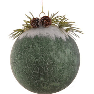 ΜΠΑΛΑ ΓΥΑΛΙΝΗ ΠΡΑΣΙΝΗ ΜΕ ΕΛΑΤΟ ΚΑΙ ΚΟΥΚΟΥΝΑΡΑΚΙΑ8ΕΚ.ΤΜΧ.