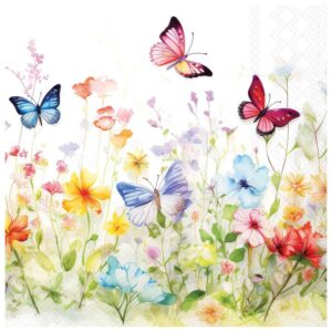 BUTTERFLIES ΙΝ FIELD 20 ΧΑΡΤΟΠΕΤΣΕΤΕΣ 33Χ33