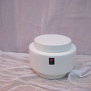 ΒΑΖΟ ΜΕ ΚΑΠΑΚΙ ΛΕΥΚΟ ΠΟΡΣΕΛΑΝΗ 20,5Χ20,5Χ15ΕΚ.