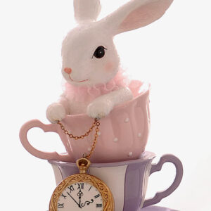 ΛΑΓΟΣ ΛΕΥΚΟΣ ΠΟΛΥΡΕΖΙΝ ΜΕΣΑ ΣΕ 2 ΦΛΥΤΖΑΝΙΑ ΡΟΖ ΚΑΙ ΛΙΛΑ ΜΕ ΡΟΛΟΙ 26ΕΚ.