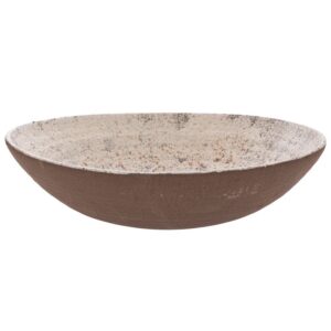 ΛΕΥΚΗ ΠΑΛΑΙΩΜΕΝΗ ΚΕΡΑΜΙΚΗ ΠΙΑΤΕΛΑ ΜΕ ΜΑΥΡΗ ΒΑΣΗ 39Χ39Χ10ΕΚ